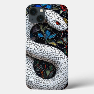White Snake iPhone 13 Case
