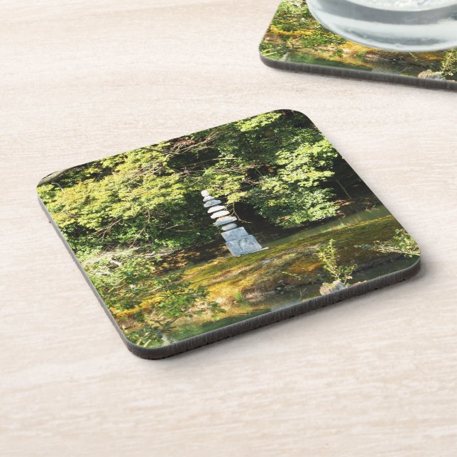 White Snake Pagoda / Hakuja No Tsuka Coaster (Left Side)