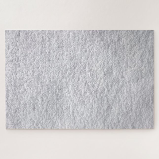 White Snow Jigsaw Puzzle (Horizontal)