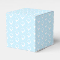 White snow snowflakes pale light blue gift