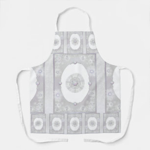 White Snowflake Apron