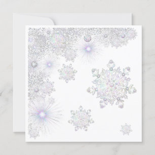 white Snowflake Card