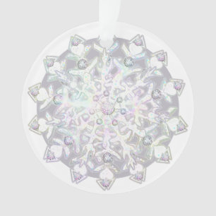 white Snowflake Ornament
