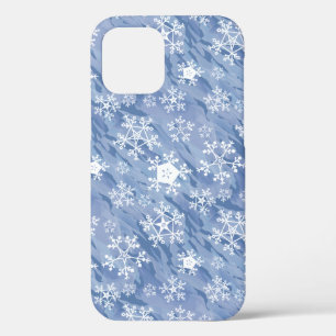 White Snowflakes iPhone 12 Case