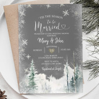 White Snowflakes Tis the season to be married