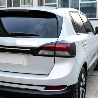 White Solid Colour Bumper Sticker