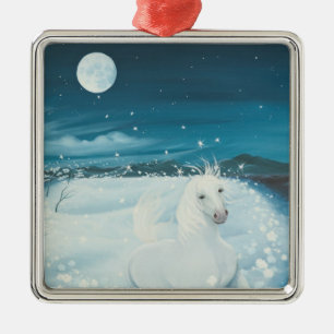 White Song 1996 Metal Ornament