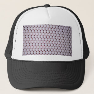 White spheres trucker hat