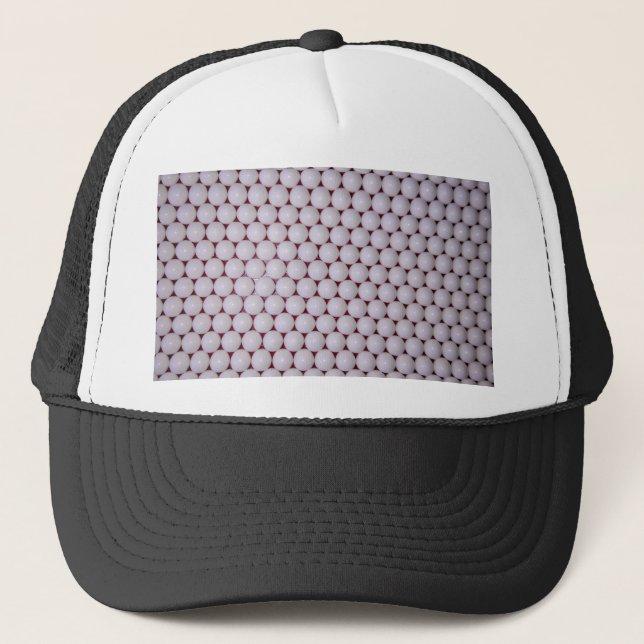 White spheres trucker hat (Front)