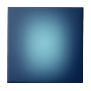 White spotlight on blue ceramic tile