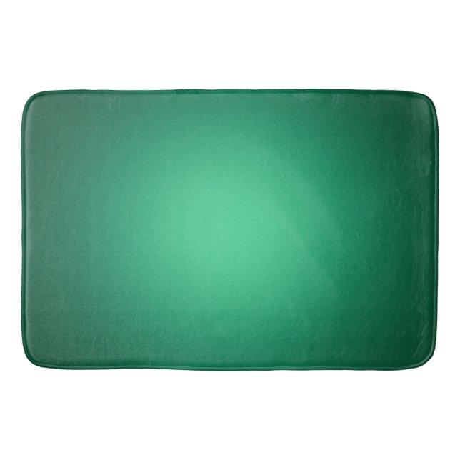 White spotlight on green bath mat (Front)