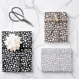 White Spots on All-Occasion Wrapping Paper Sheets