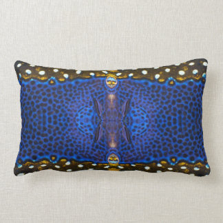 "White Spotted Boxfish II" Lumbar Throw Pillow