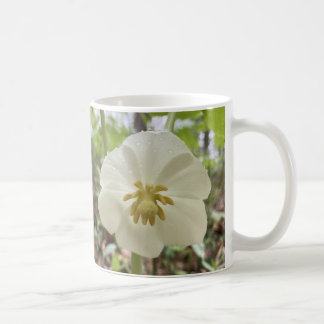 White Spring Flower Mug