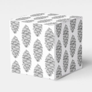 White Spruce Cone Gift Box