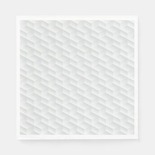 White square embossed napkin