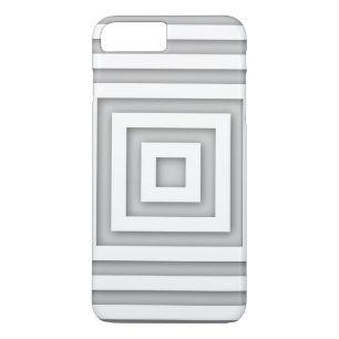 White Square Geometric iPhone 8 Plus/7 Plus Case