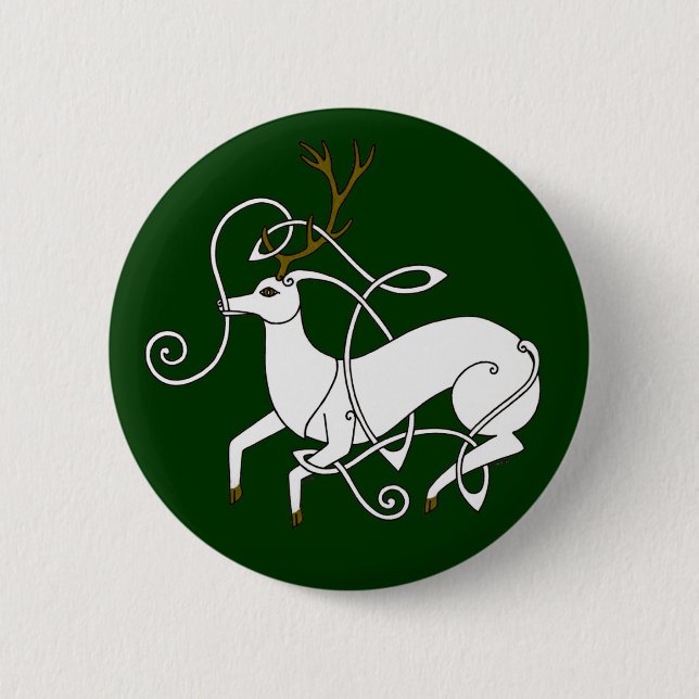 White Stag button (Front)