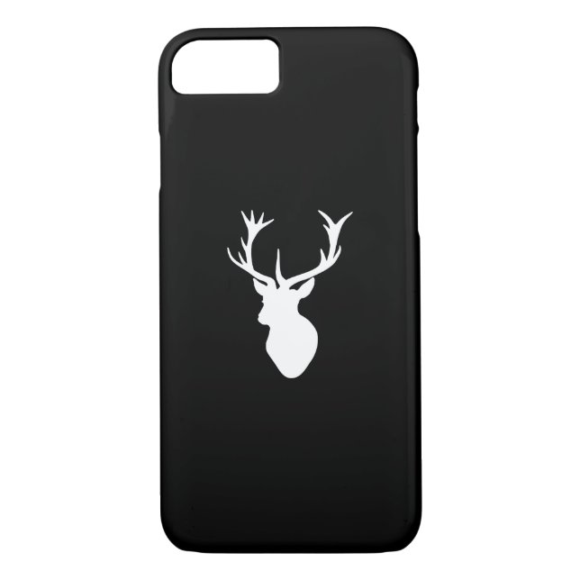 White Stag Head Case-Mate iPhone Case (Back)