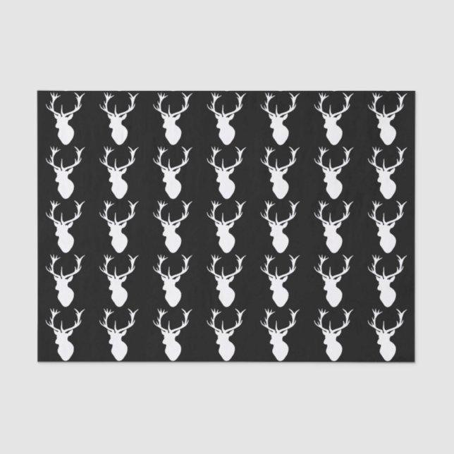 White Stag Head Tissue Paper (Front)