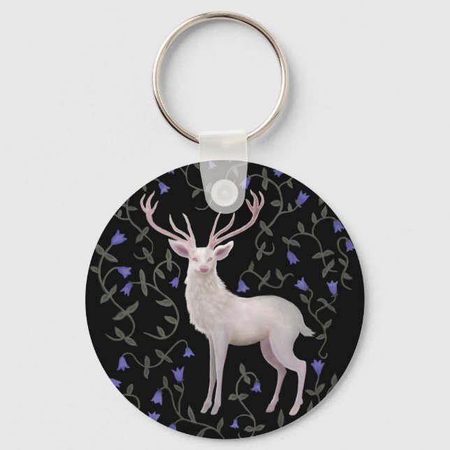 White Stag Key Ring (Front)