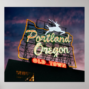 WHITE STAG PORTLAND SIGN