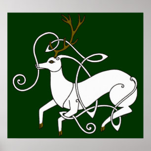 White Stag print