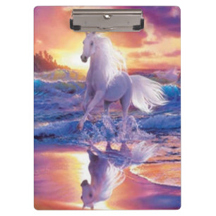 White Stallion Clipboard