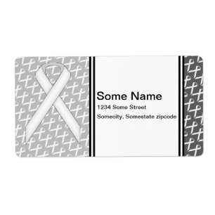 White Standard Ribbon by Kenneth Yoncich