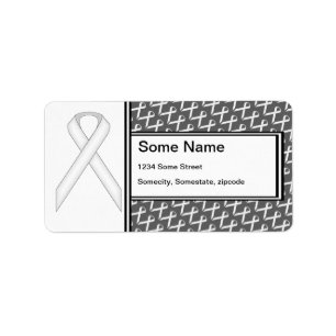 White Standard Ribbon by Kenneth Yoncich Label