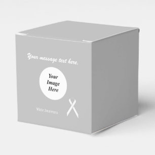 White Standard Ribbon Template by Kenneth Yoncich Favour Box