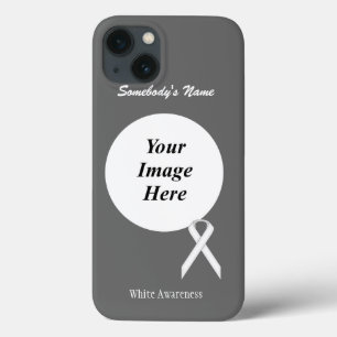 White Standard Ribbon Tmpl by Kenneth Yoncich iPhone 13 Case