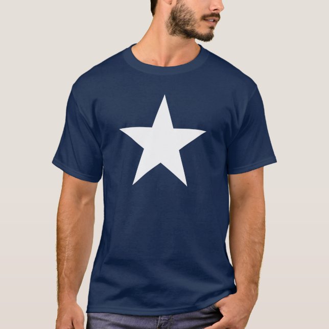 White Star / America / USA - Patriotic Tee T-Shirt (Front)
