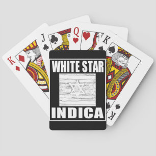 WHITE STAR INDICA PLAYING CARDS