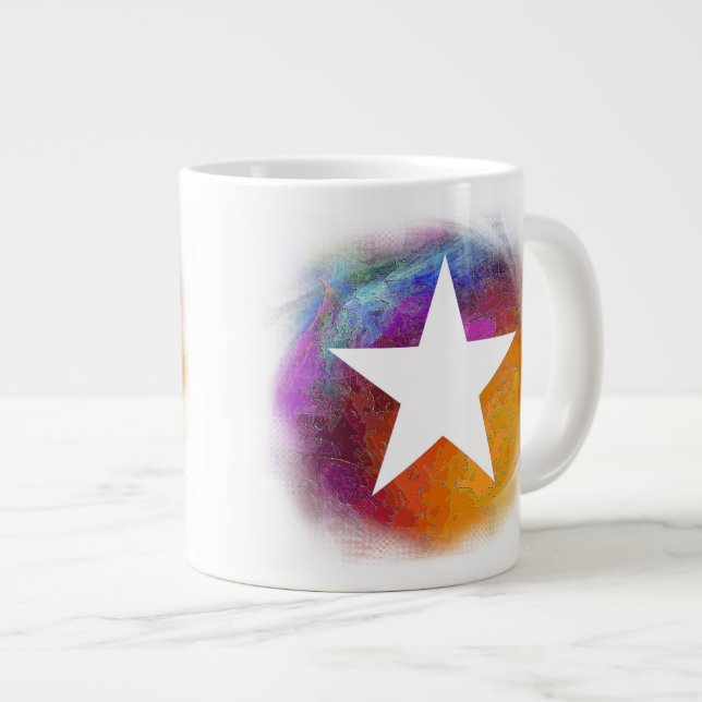 White Star Large Coffee Mug (Front Right)