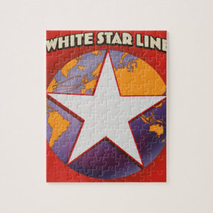 White Star line Cruise ship commercial. Jigsaw Puz Puzzle