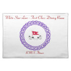 White Star Line - First Class Dining Room Placemat