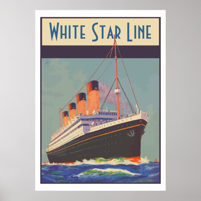 White Star Line (Titanic) Poster (Front)