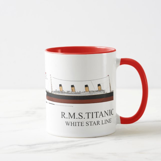 white star titanic mug (Right)