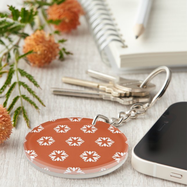 White Stars Key Chain (Front Right)