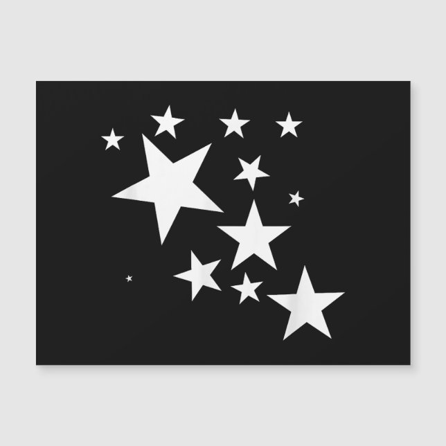 White Stars Star-Pattern-Design Costume Gift (Front)