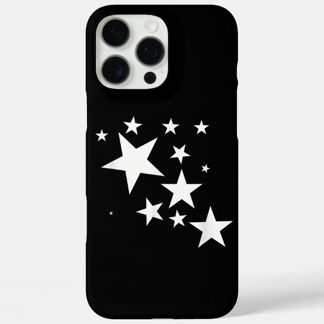 White Stars Star-Pattern-Design Costume Gift Case-Mate iPhone Case (Back)