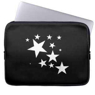 White Stars Star-Pattern-Design Costume Gift Laptop Sleeve