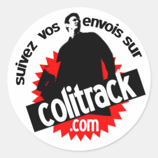 white sticker follow