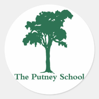 White Sticker Green Logo