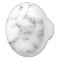 White stone marble door and drawer pull knobs