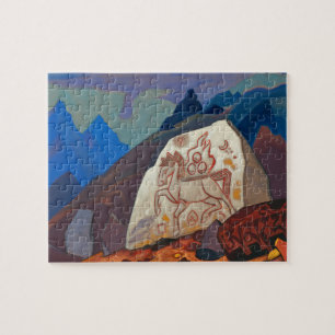 White Stone, Signs of Chintamani by Roerich Jigsaw Puzzle