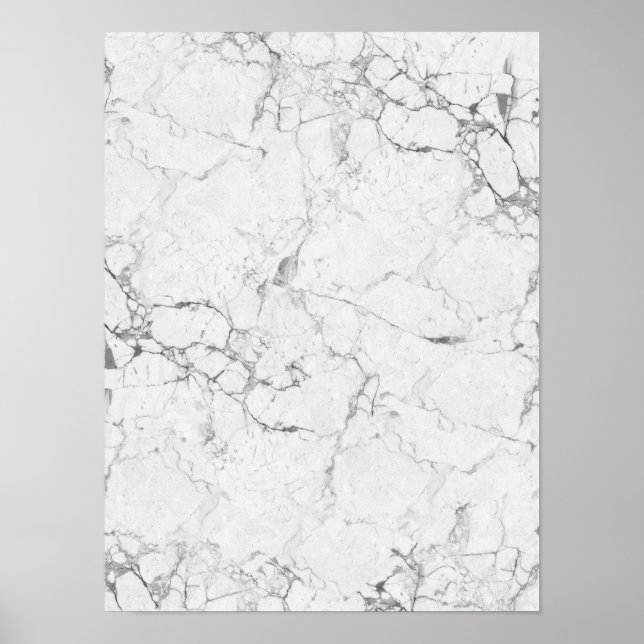 White stone texture poster (Front)
