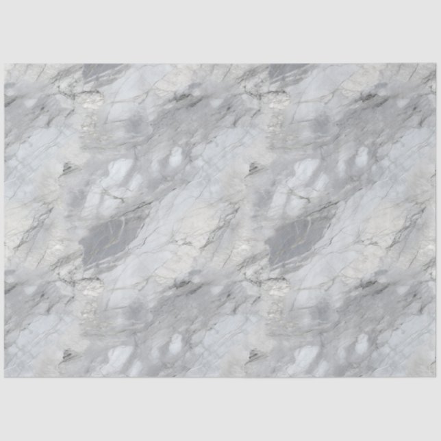 White Stone Textures Design 4 Tissue Paper (Front)