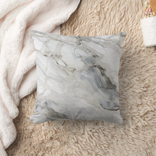 White Stone Textures Design Series 4 Cushion (Blanket)